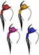 Haarreifen Hut Karneval Stirnband Rot für Halloween 1Stück (Μiverse Farben)