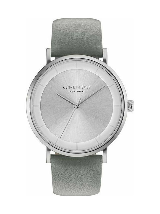 Kenneth Cole Watch with Gray Leather Strap KC50567006