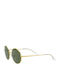 Ray Ban Oval 1970 Sunglasses with Gold Metal Frame and Green Lens RB1970 919631