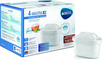 Brita Ersatz-Wasserfilter für Kanne aus Aktivkohle Maxtra+ 4Stück