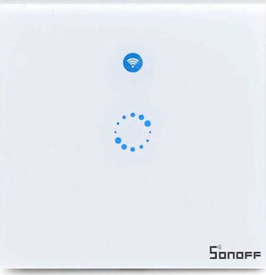 Sonoff T1 Recessed Electrical Lighting Wall Switch Wi-Fi Connected with Frame Touch Button White