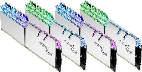 G.Skill Trident Z Royal 32GB DDR4 RAM with 4 Modules (4x8GB) and 3600 Speed for Desktop