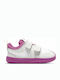 Pico 5 Παιδικά Sneakers με Σκρατς White / Fuchsia