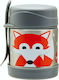 3 Sprouts Baby Food Thermos Fox Stainless Steel...