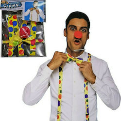 Σετ Κλόουν 3τμχ Accesoriu de Carnaval Cravate Bow Ties 3buc