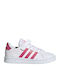 Adidas Παιδικά Sneakers Grand Court Cloud White / Real Pink