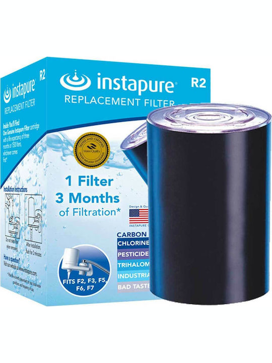 Instapure Water Filter Replacement for Faucet made of Activated Carbon R2 5 μm