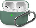 AHAstyle PT-P1 Hülle Silikon mit Haken in Grün Farbe für Apple AirPods Pro