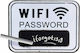 Sign "WiFi" Ξύλινη Πινακίδα Τοίχου Wifi White Y36901120