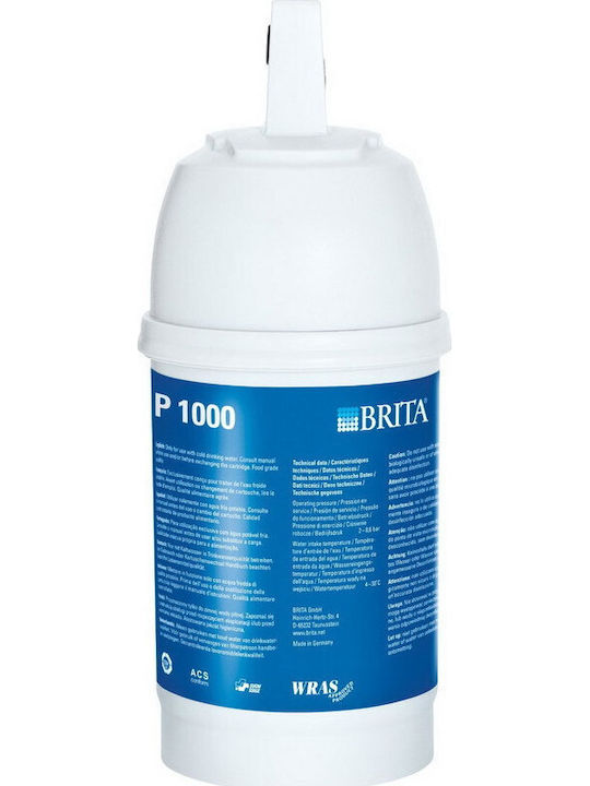 Brita Ανταλλακτικό Φίλτρο Νερού Κάτω Πάγκου από Ενεργό Άνθρακα On Line Active Plus P 1000