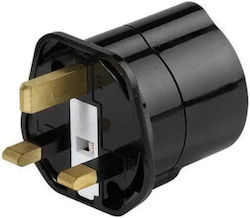 Vivanco Schuko Socket to GB Plug Socket Adapter from Greece to England