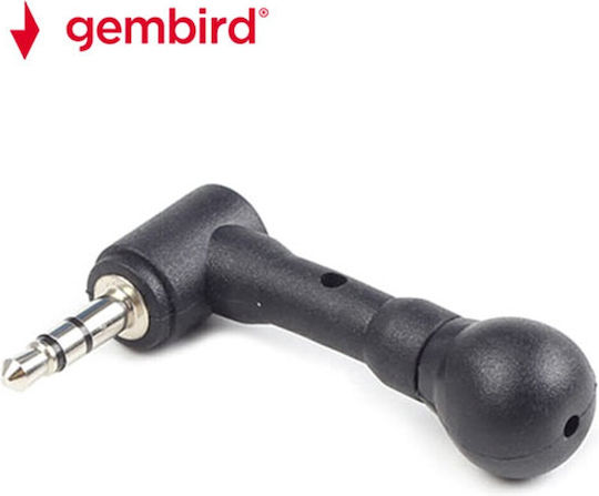 Gembird MIC-203 Δυναμικό Микрофон 3.5mm Щипка за Мобилен в Черен Цвят