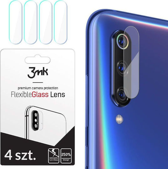 3MK Lens Flexible Glass Προστασία Κάμερας Tempered Glass Διάφανο για το Xiaomi Mi 9