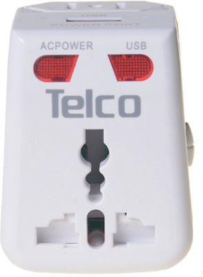 Telco Adaptor Priză de la Universal în Universal