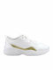 Puma Cilia Patent Youth Γυναικεία Sneakers Λευκά