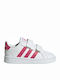 Adidas Παιδικά Sneakers Grand Court με Σκρατς Cloud White / Real Pink