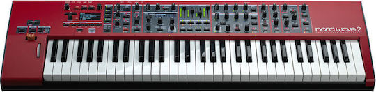 Nord Synthesizer Clavia Wave 2 with 61 Dynamic Keys Red