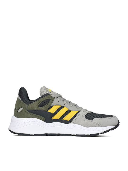 Adidas Παιδικά Sneakers Crazy Chaos Metal Grey / Eqt Yellow / Legacy Green