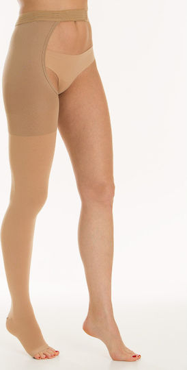 Relaxsan Medicale Classic Sock Monocollant Graduated Compression Right Open 15-21 mmHg Beige