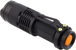 Rechargeable Flashlight LED Waterproof with Maximum Brightness 200lm Q5