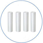 Aqua Filter Water Filter Replacement Central Water Filtration System from Polypropylene 10" FCPS5 5 μm 4pcs