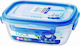 Lock&Lock Microwave Plastic Lunch Box Blue 1100ml