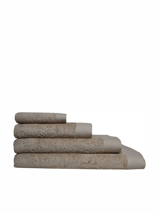 Homeline Handtuch 5001 2-15070 30x50cm. Beige Gewicht 550gr/m²