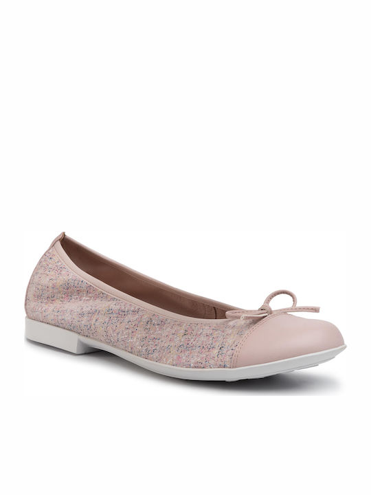 Παιδικές Μπαλαρίνες Anatomisch Einfach Leder Rosa Plie