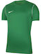 Nike Park 20 Αθλητικό Ανδρικό T-shirt Dri-Fit Πράσινο με Λογότυπο