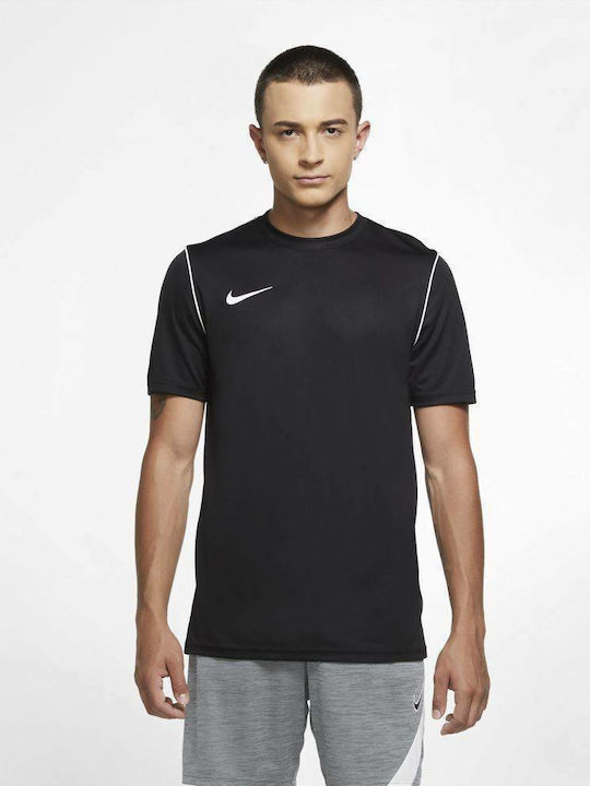 Nike Park 20 Ανδρικό Αθλητικό T-shirt Κοντομάνικο Dri-Fit Μαύρο