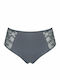 Helios Baumwolle Damen Slip Gray