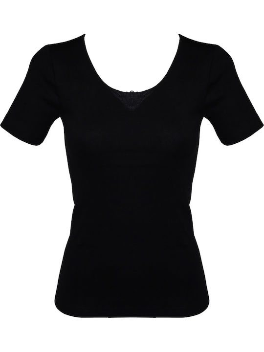 Women's Short Sleeve T-Shirt Black 2Pack