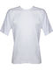 Men's Short Sleeve Undershirt White