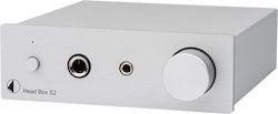Pro-Ject Audio Head Box S2 Silver Επιτραπέζιος Αναλογικός Ενισχυτής Ακουστικών