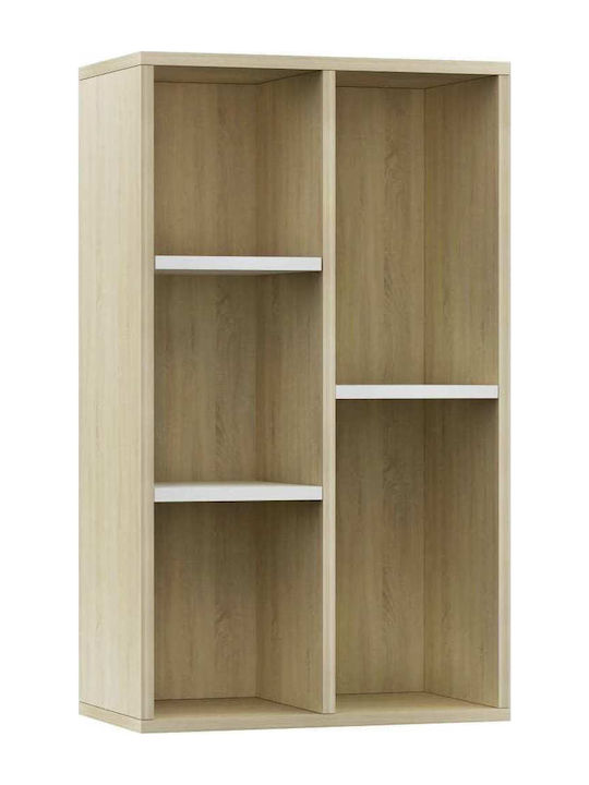 Bookcase Beige 45x25x80cm