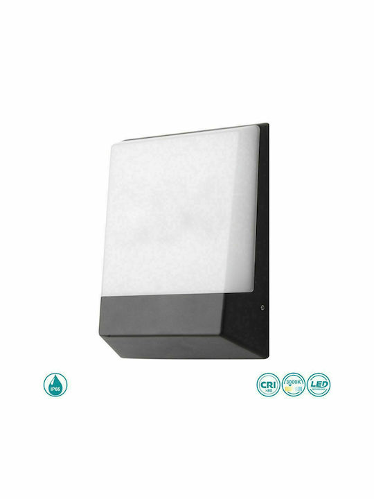 Sun Light Επιτοίχια Εξωτερική Πλαφονιέρα LED IP65 12.5W 16.1x21.1εκ.
