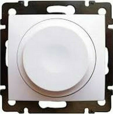 Legrand Valena Recessed LED Front Dimmer Switch Rotary 300W White