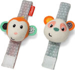 Infantino Monkey-Panda Baby Rattle Set / Bracelet