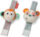 Infantino Set of Rattles / Bracelets Monkey-Panda