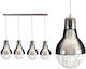 Gift Decor Pendant Chandelier Rail Silver