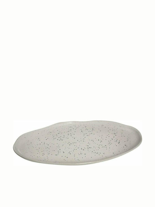 Espiel Oval Ceramic Serving Platter Arctic White 38x22cm