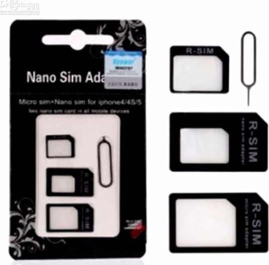 Noosy 3in1 SIM Adapter σε Μαύρο χρώμα