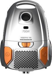 Heinner 700W με Σακούλα Ασημί HVC-MGRY1400