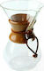 Yama Glass cd-1w Pour Over Set Γυάλινο Διάφανο