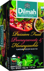 Dilmah Μαύρο Τσάι Μαύρο Τσάι με Passion Fruit 20 Φακελάκια 1.5gr