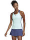 Adidas Women's Athletic Blouse Sleeveless Turquoise