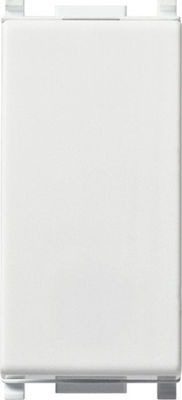 Vimar Plana Recessed Electrical Commands Wall Switch no Frame Basic Medium Aller Retour White