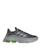 Adidas Quadcube Sneakers Grey Six / Signal Green