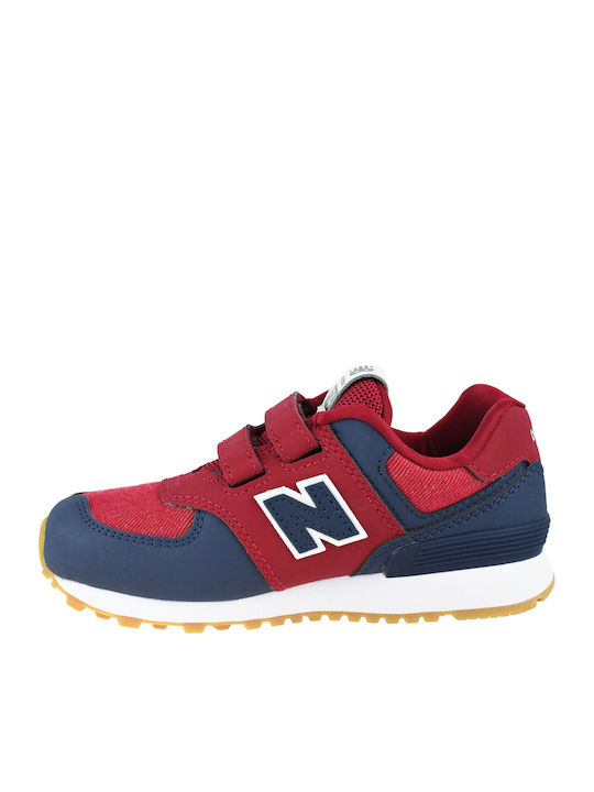 New Balance Παιδικά Sneakers με Σκρατς Κόκκινα
