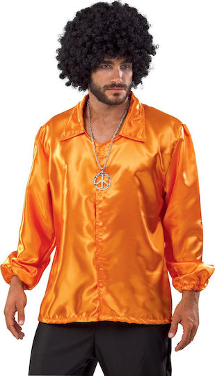 Disco Shirt Orange 727 Carnival Accessory 72700